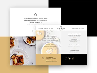 Truffleberry Market Website branding catering clean design food food menu logo menu page restaurant simple simplicity site ui web webdesign webpage website website design and development