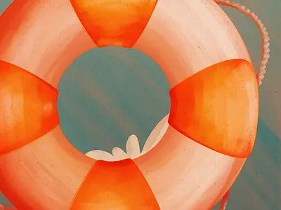 36 Days of Type | O 36days o 36daysoftype beach illustration retro retrosupply