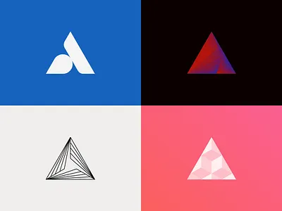 Equilateral Triangles abstract artangent branding branding and identity clean design equilateral flat geometric icon identity illustrator logo logomark mark minimal simple triangle