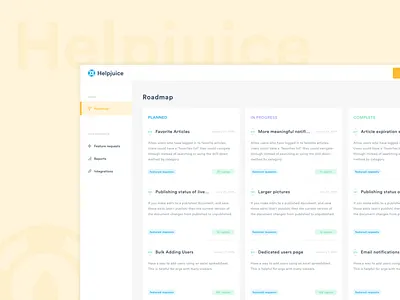 Feedback forum cards clean concept feedback forum knowledgebase minimal questions trello ui design ux ui vote web design webapp