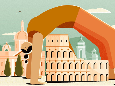 Best Yoga Studios In Rome Italy design editorial editorial illustration illustration illustrator italy minimal rome vector yoga