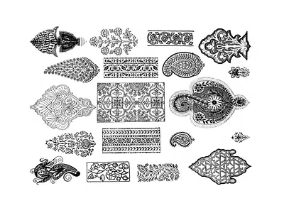 Pattern brading debut illustraion pattern vector