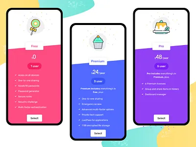 Subscription Plan business colorful customer plan subscription subscription plan