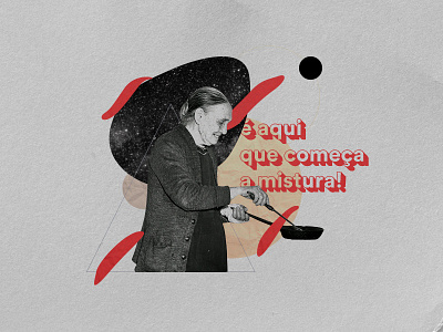 the misture begins collage design