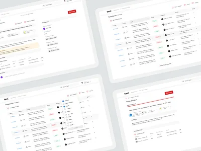 Beat Solutions - Request Management admin clean dashboard design list management panel request tables web