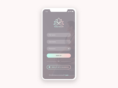 Daily UI 001 - Sign up page app design daily ui daily100 dailyui mobile app mobile design sign up sign up page