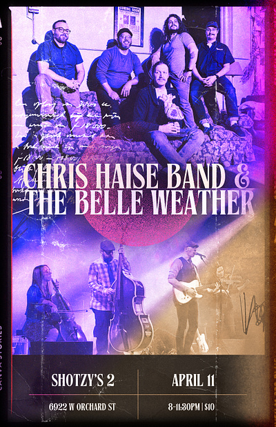 Concert Poster poster texture