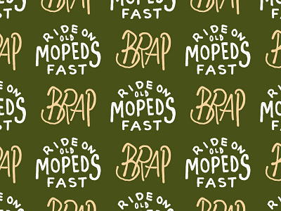 Another Moped Pattern bike brap gritty iowa moped mopedarmy moto motorcyle motorsport oldschool pattern speed type vintage bike vintage moto