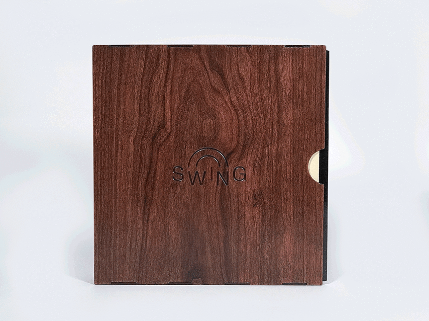 Swing Slipcase 1950s album album art album artwork branding design logo retro vintage vinyl