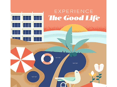 Newport Beach beach character city foliage fountain leaves mike mazoo ocean plant shopping