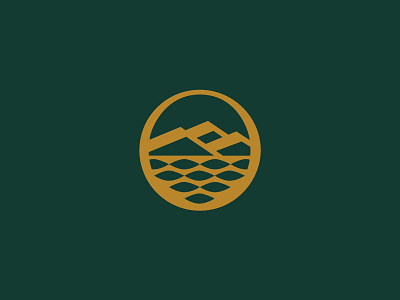Utah Valley Chapter American Payroll Assn Logo accounting coin forestgreen gold lake logo mountains payroll utah valley water