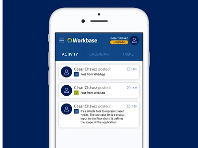 Workbase WebApp activity scio tabs ui