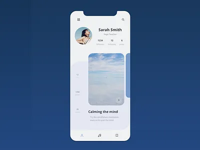 Daily UI 06 - User Profile app daily ui dailyui dailyui 006 dailyuichallenge design ui ui design uidesign uiux vector web