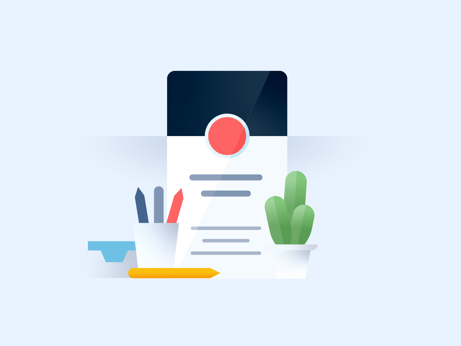 Example of Onboarding funnel : user profile step illustration