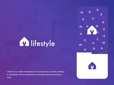 Lifestyle Home services Logo branding homelogo homeserviceslogo logo logobranding logodesign logos process serviceslogo
