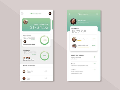 Microsprout Profilepage 1_ Daily UI Day 7 dailyui profile page