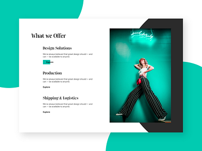 Service Section - Fashion Brand brand identity branding and identity clean ui clothing brand clothing design design fashion brand ui ux user experience user interface