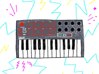Learning new skills is good for you ambient art design edm electronic folk illustration learning music space
