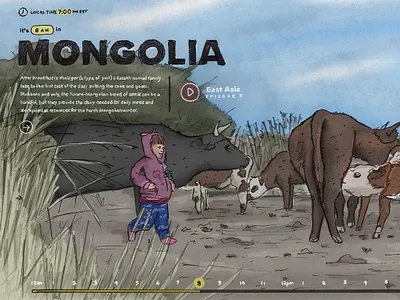 Time / Color / Elevation : Navigation Concepts concept sketch ui