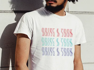Drive-a-tron band art graphic design logo logotype musician tshirt typography vaporwave wavy