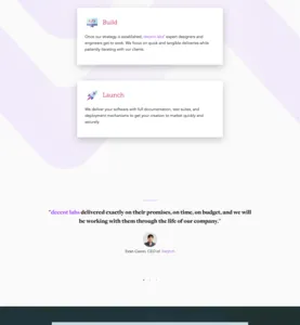 decent labs blockchain product homepage blockchain branding homepage product ui