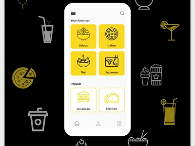 Food/Drink Menu anna avetisyan aplusdesign aplusdesign.co daily daily 100 challenge daily ui daily ui challange dailyui design digital artist mobile mobile app mobile app design ui ui design ui design challenge ui designer ui designers