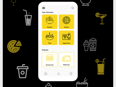 Food/Drink Menu anna avetisyan aplusdesign aplusdesign.co daily daily 100 challenge daily ui daily ui challange dailyui design digital artist mobile mobile app mobile app design ui ui design ui design challenge ui designer ui designers