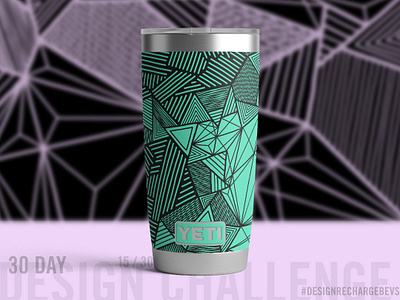 Proposed custom YETI design 15/30 abstract abstract art art licensing blackwork design digital illustration drawing geometric geometric illustration illustration op art packaging design pattern pattern design procreate art procreate illustration surface design textile design triangle urban art