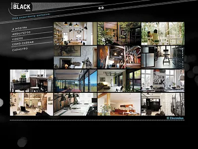 MostraBlack site design photoshop webdesign website