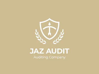 JAZ AUDIT audit auditing branding company design geometry kyrgyzstan logo shift vector
