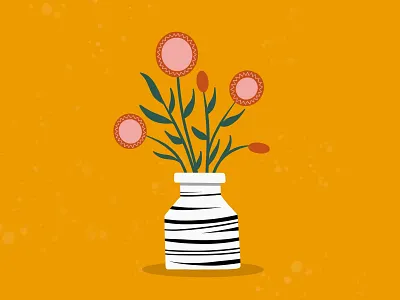 Flowers flowers illustration procreate