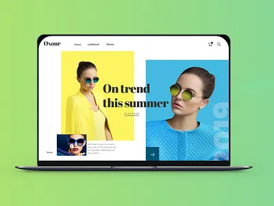 Oxour design homepage design product page shot ui userinterface webdesign webdesigner website