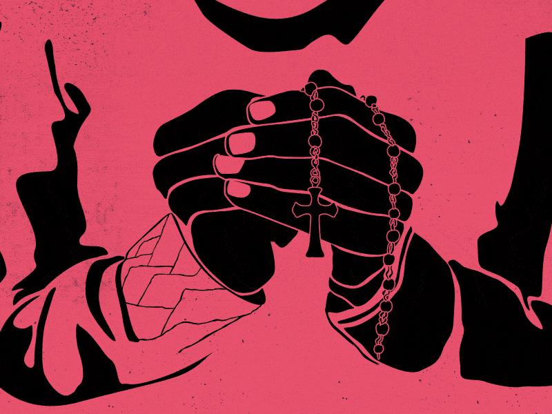 Praying after effects after effects animation animation animation 2d character gif animated illustrator rafaelopotenza