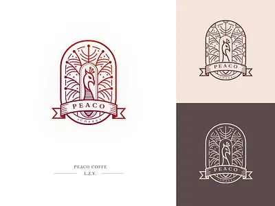 peaco logo branding icon logo