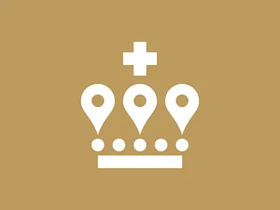 Royal Escape branding crown logo icon identity design logo logomark logos logotype symbol travel travel agency travel app