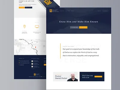 Calvary Chapel Whitefish Website ui ux web website