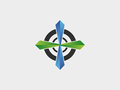 Target Logo Template aplikasi datar desain ikon ilustrasi logo logo minimalis minimalis target ui vektor web