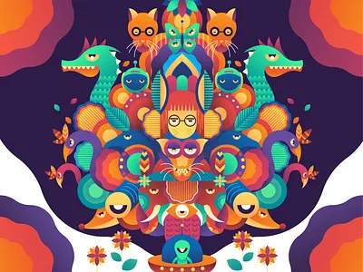 All eyes up here abstact adobe art design follow graphic graphicdesign illustration vector