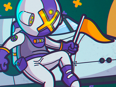 Lost Astronaut cartoon design illustration illustration art illustrator vector vectorart vectors