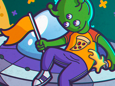 Cool Alien alien aliens art cartoon design illustration illustration art illustrator space spaceship vector vectorart