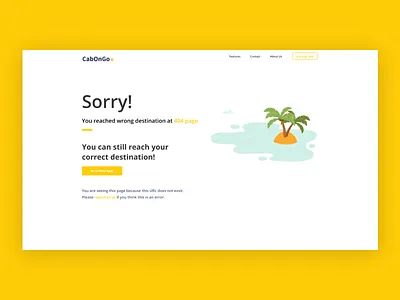 404 Error Page design error page ui ui design ux web web design webpage