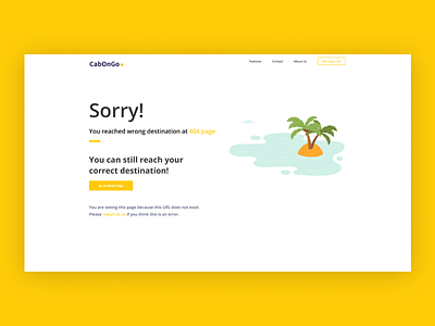 404 Error Page design error page ui ui design ux web web design webpage