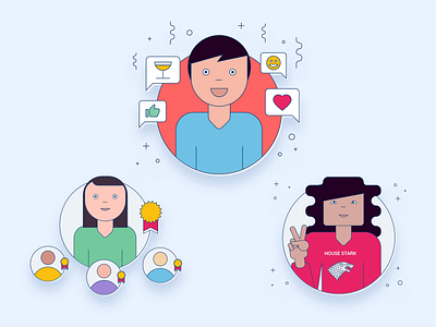 Human Resources illustrations set human resources illustrations