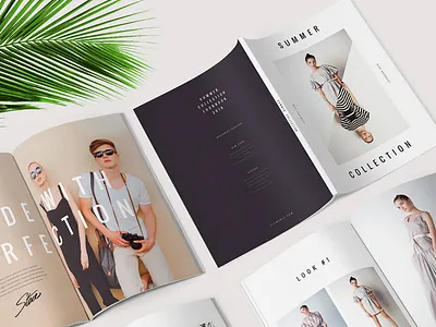 Summer Lookbook Collection / Fashion Magazine adobeillustrator art brochure brochuretemplate catalog catalog design catalogue design fashion fashionmagazine graphic graphicdesign graphictemplate illustrator lookbook photography showcase template typography
