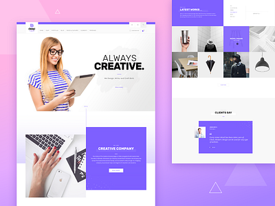 Corporate adobe xd agency corporate corporate design corporate theme corporate website design graphic rezfelix slide theme design theme for wordpress themeforest ui unsplash ux web webdesign wordpress wordpress design