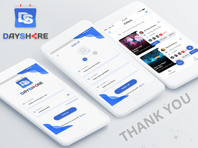 Event Book App app clean design event book home login mobile app screens signup uidesign uiux