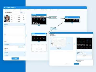 Case Editing System Of Medical Simulator case editing system medical system ui web