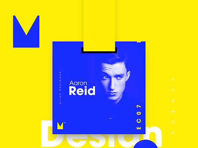 Employee Card agency blue design designagency designlove employee id employeecard font graphicdesign idcard print typography ux yellow