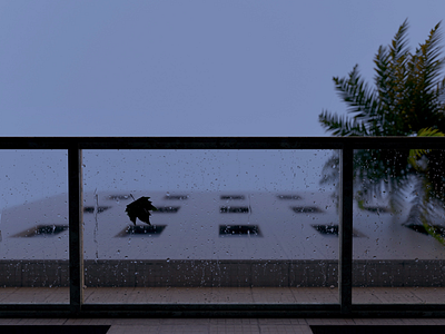 Weiz Daily Render 02 c4d cinema4d daily octane octane render rain rain drops weiz
