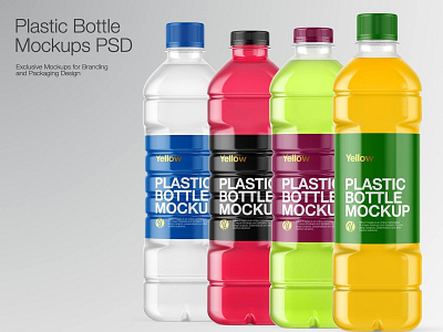 Plastic Bottle Mock-up 3d 3d bottle bottle design bottle label branding design illustration labeldesign logo mock up mock up mockup mockup design mockupdesign pack package real smartobject vector visualization